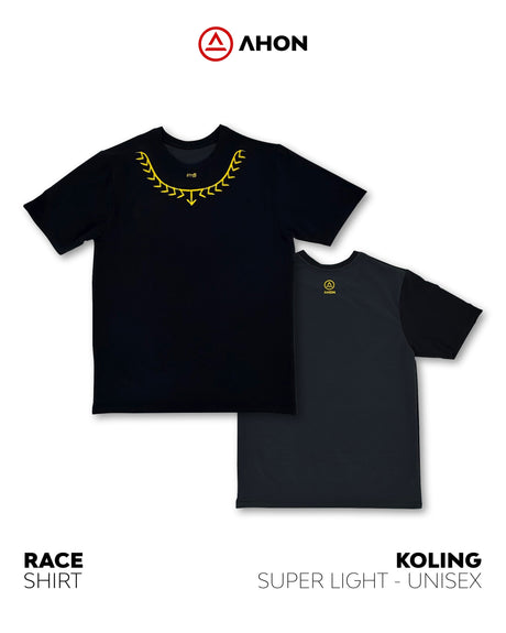 Koling Super Light SS Shirt (black/gray) - unisex - Ahon.ph